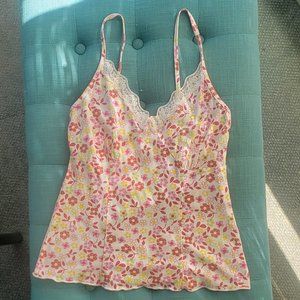 Floral  Spaghetti Strap Top